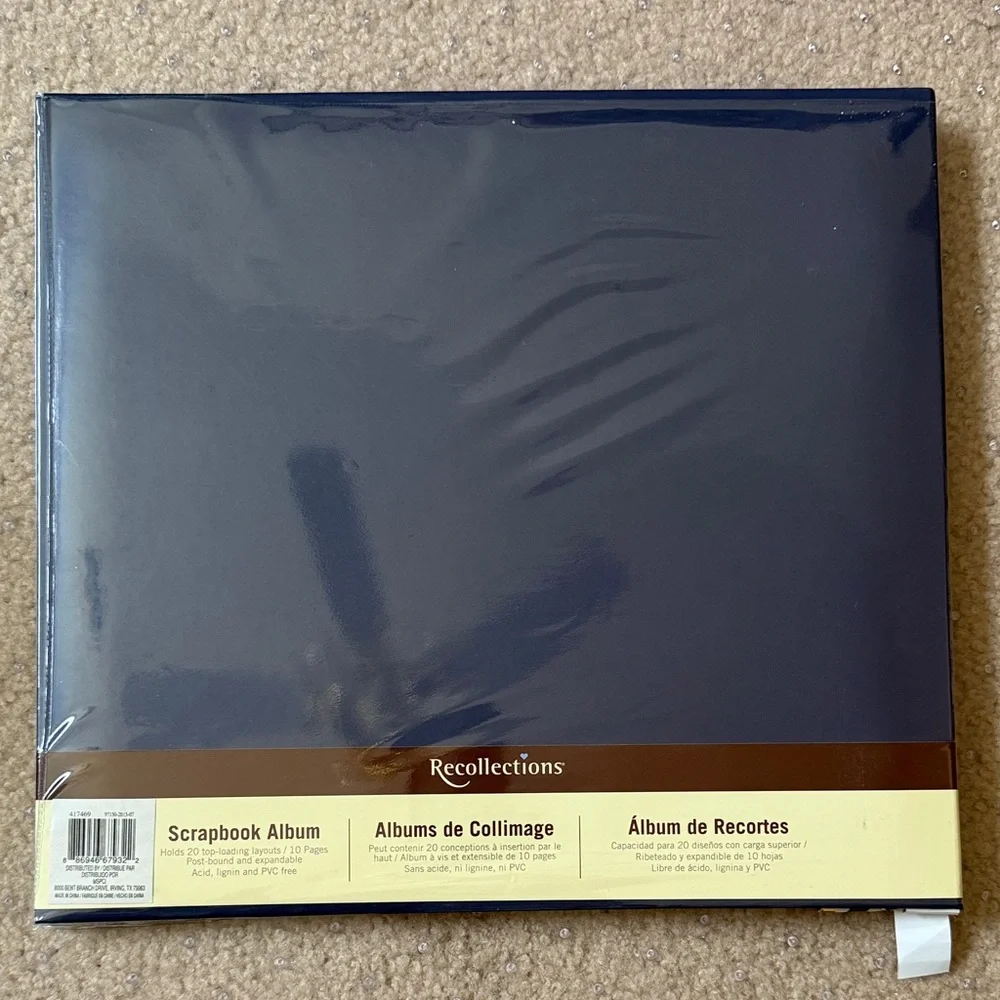 2 Recollections Gold and Brown Paris Scrapbook Album